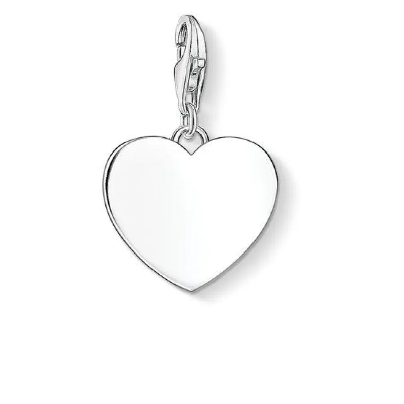 Thomas Sabo Charm Club Sterling Silver Heart Charm sold by C.W. Sellors