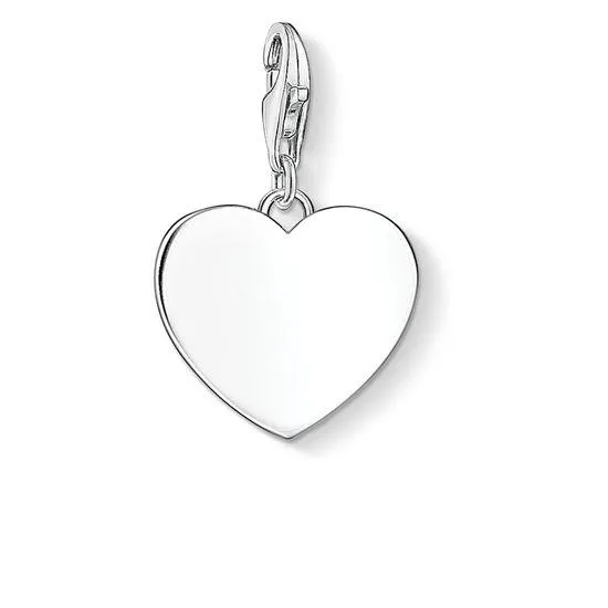 Thomas Sabo Charm Club Sterling Silver Heart Charm sold by C.W. Sellors