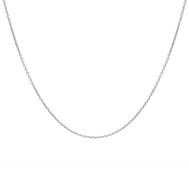 Sterling Silver 18 Inch Diamond Cut Trace Chain sold by C.W. Sellors