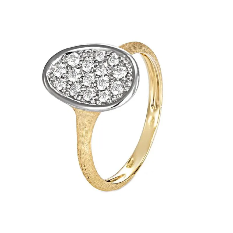 Marco Bicego Lunaria 18ct Yellow Gold Diamond Ring D made by C.W. Sellors