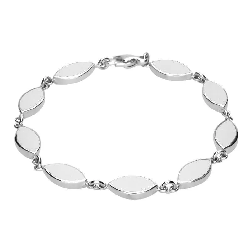 Sterling Silver Bauxite Marquise Bracelet sold by C.W. Sellors