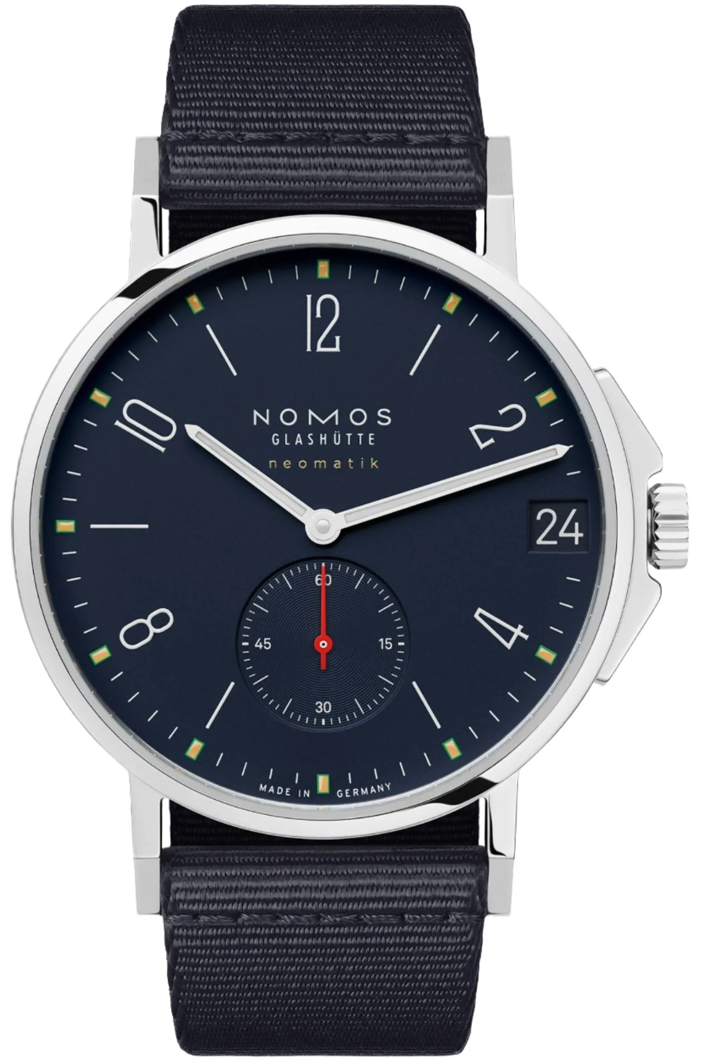 Nomos Glashutte Ahoi Neomatik 38 Date Atlantic Steel Back Watch sold by C.W. Sellors