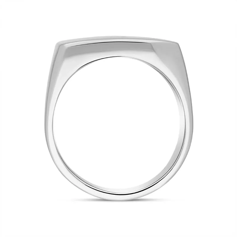 Hot Diamonds Sterling Silver Large Flat Top Black Swirl Ring D sold by C.W. Sellors product image thumbnail 3