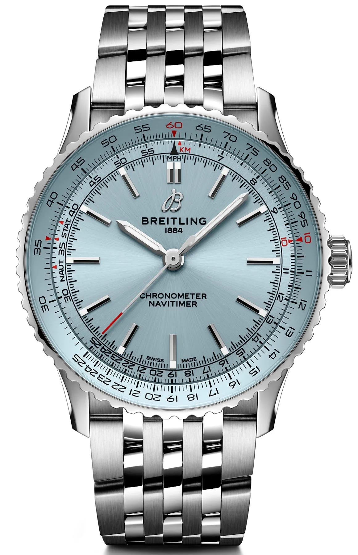 Breitling Navitimer Automatic 41 Light Blue Bracelet Watch sold by C.W. Sellors
