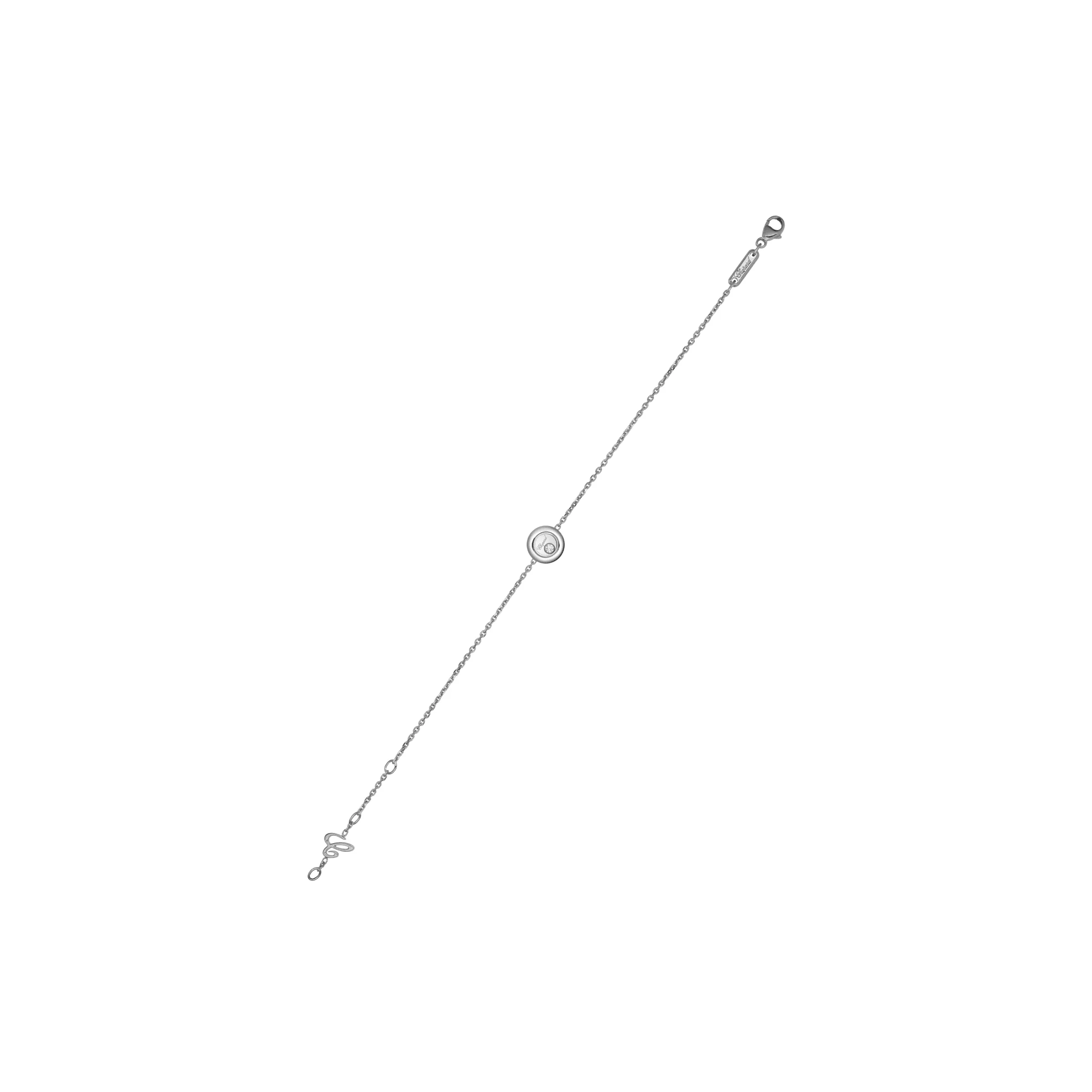 Chopard Happy Diamonds Icons 18ct White Gold Circle Bracelet sold by C.W. Sellors product image thumbnail 2