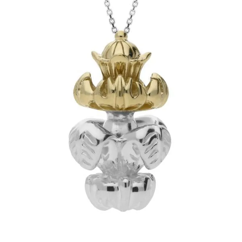 Sterling Silver Large Baroque Necklace sold by C.W. Sellors