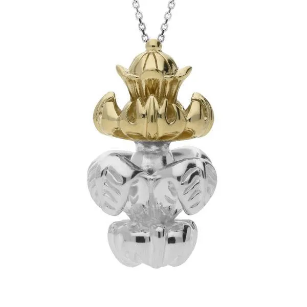 Sterling Silver Large Baroque Necklace sold by C.W. Sellors