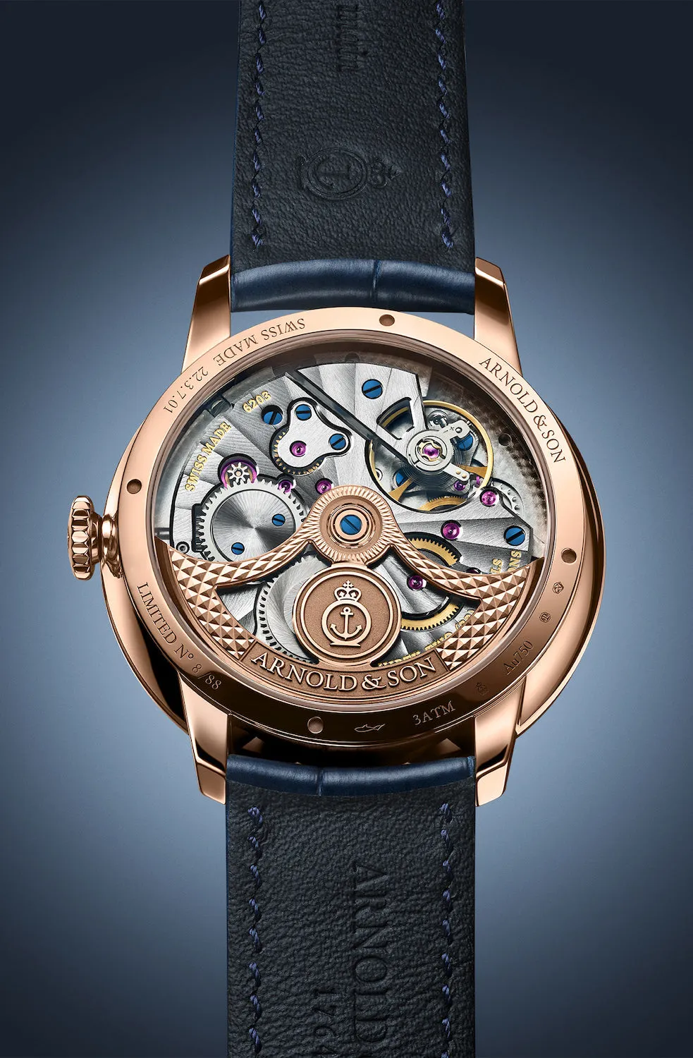Arnold & Son DSTB 42 Red Gold Limited Edition Watch sold by C.W. Sellors product image thumbnail 3