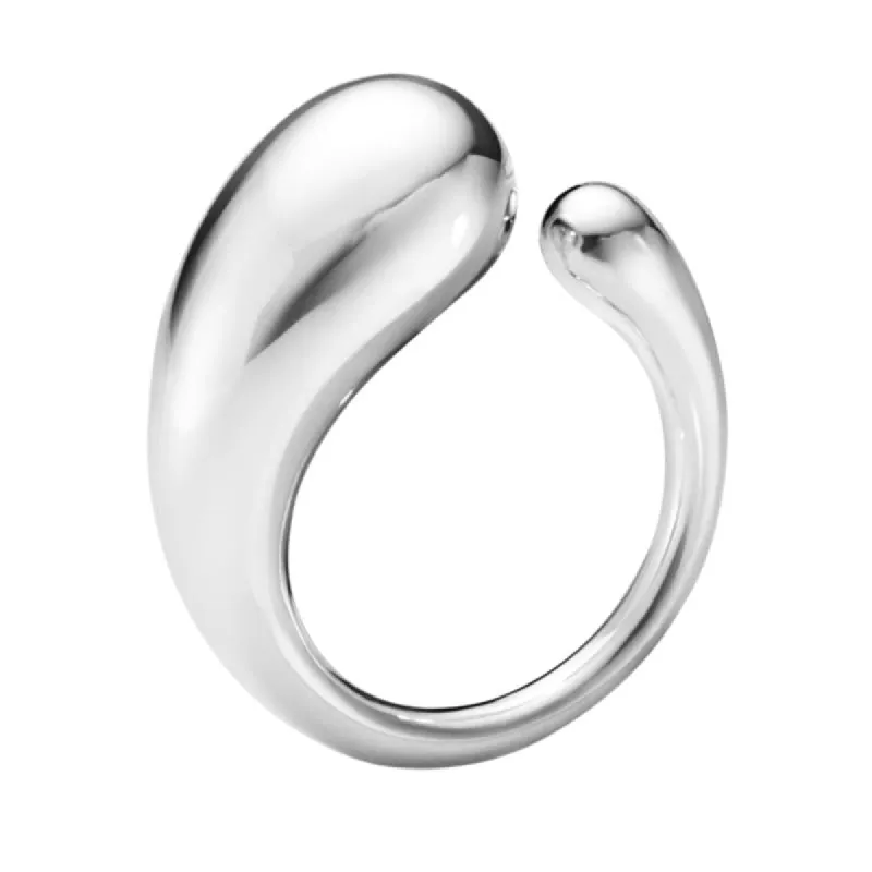 Georg Jensen Mercy Sterling Silver Large Ring sold by C.W. Sellors