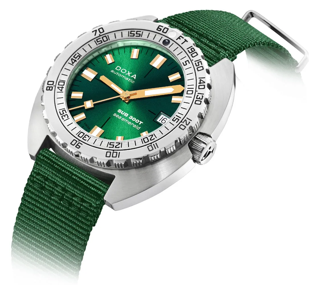 Doxa SUB 300T Sea Emerald Nato Watch sold by C.W. Sellors product image thumbnail 2