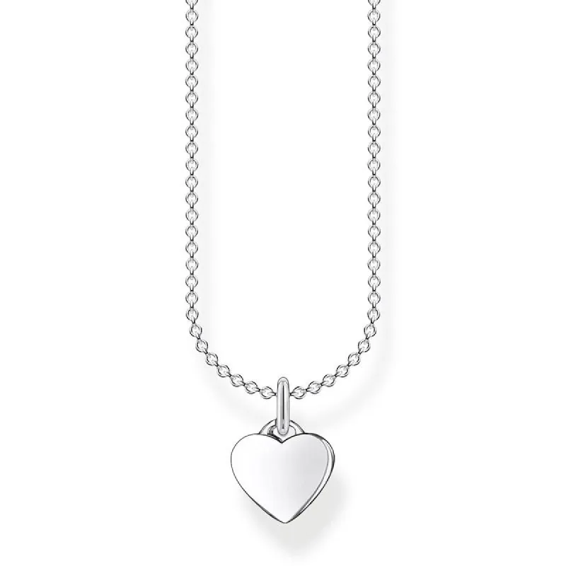Thomas Sabo Charm Club Sterling Silver Heart Necklace sold by C.W. Sellors