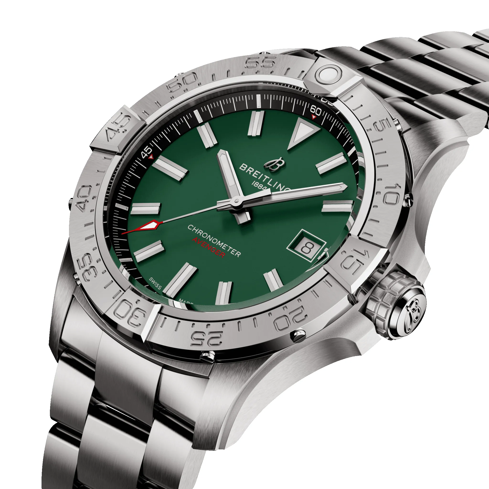 Breitling Avenger Automatic 42 Green Bracelet Watch sold by C.W. Sellors product image thumbnail 2