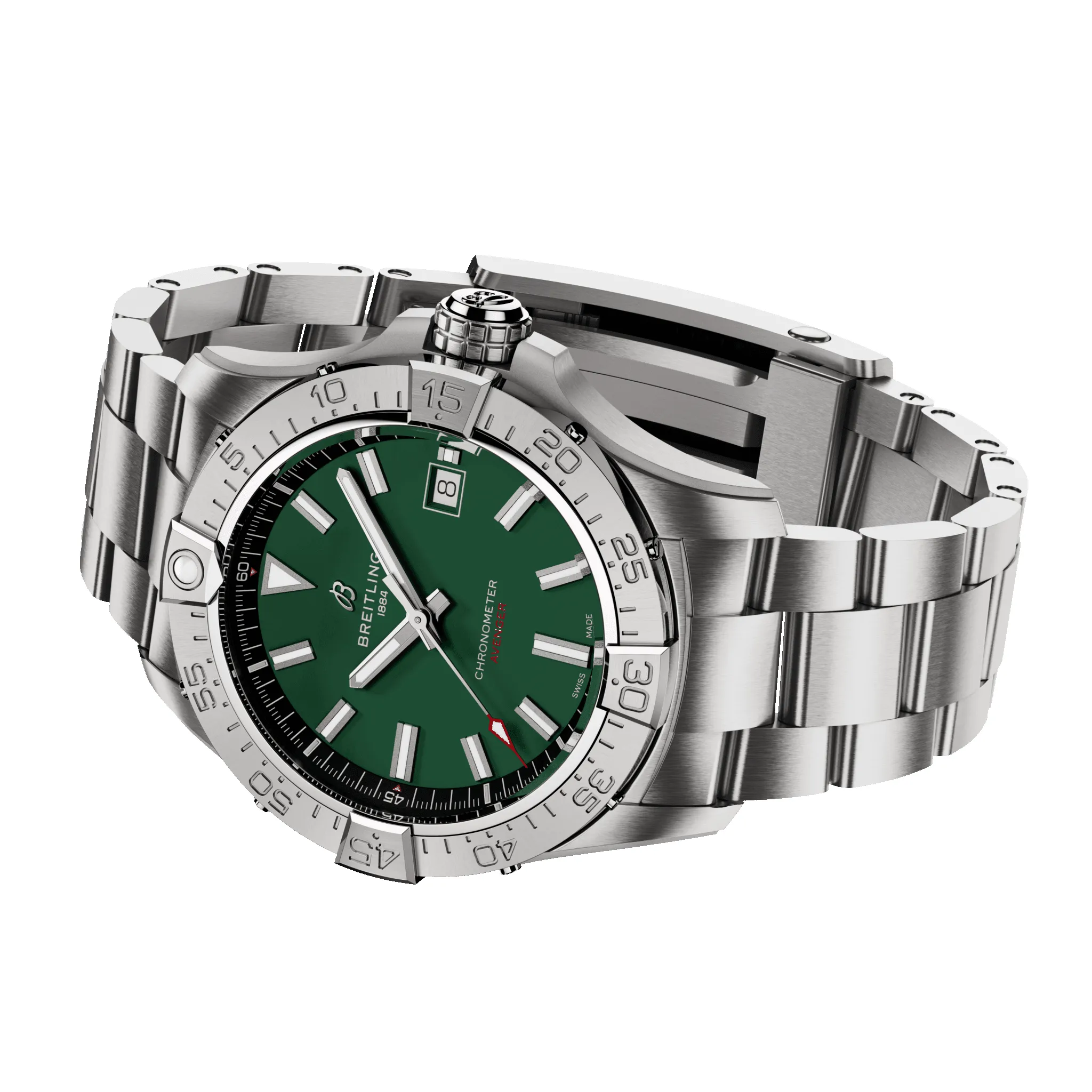 Breitling Avenger Automatic 42 Green Bracelet Watch sold by C.W. Sellors product image thumbnail 3
