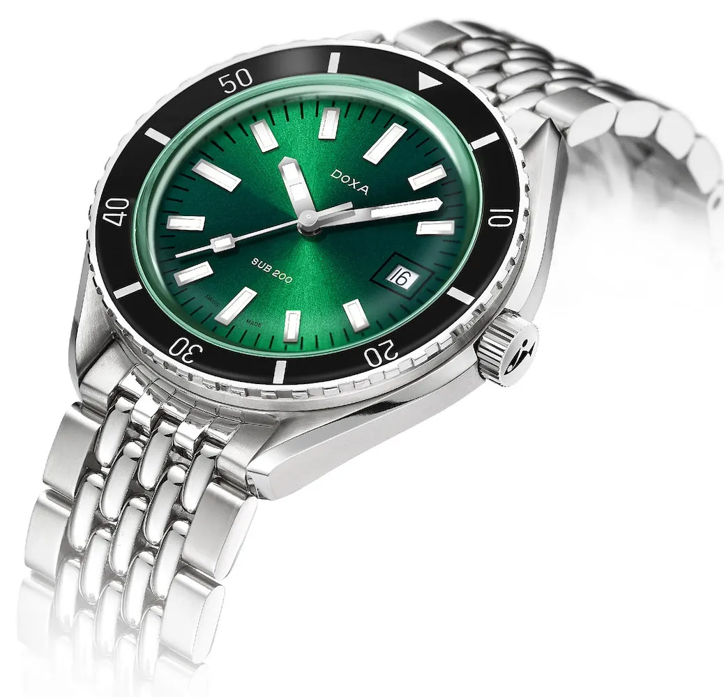 Doxa SUB 200 Sea Emerald Bracelet Watch sold by C.W. Sellors product image thumbnail 3