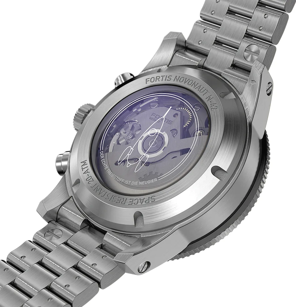 Fortis Watch Novonaut N-42 First Edition Bracelet Limited Edition sold by C.W. Sellors product image thumbnail 3