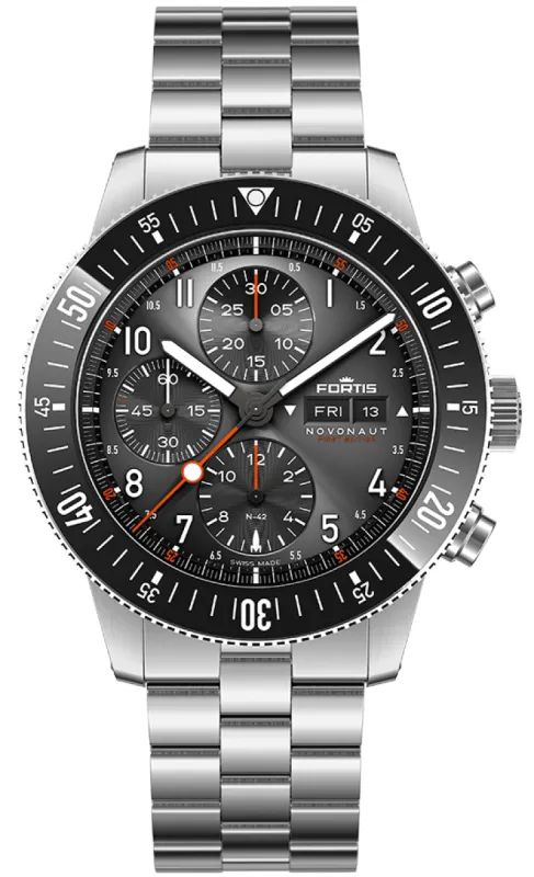Fortis Watch Novonaut N-42 First Edition Bracelet Limited Edition sold by C.W. Sellors