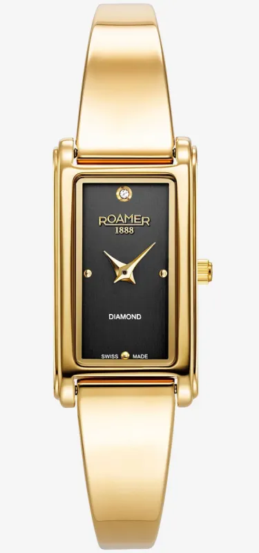 Roamer Elegance Diamond Black Watch sold by C.W. Sellors