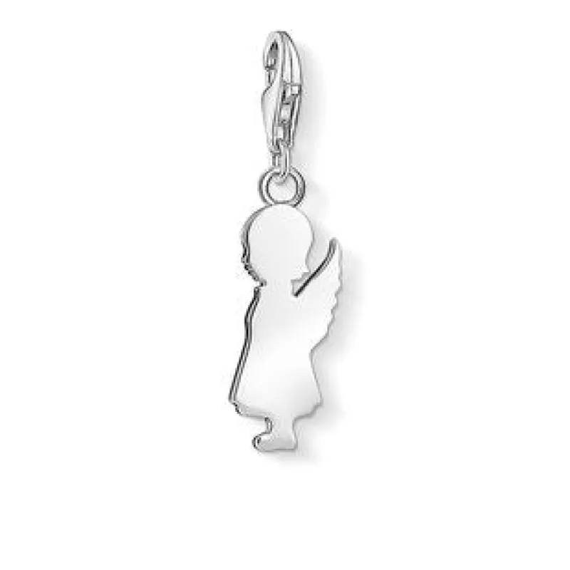 Thomas Sabo Charm Club Sterling Silver Angel Girl Charm D sold by C.W. Sellors