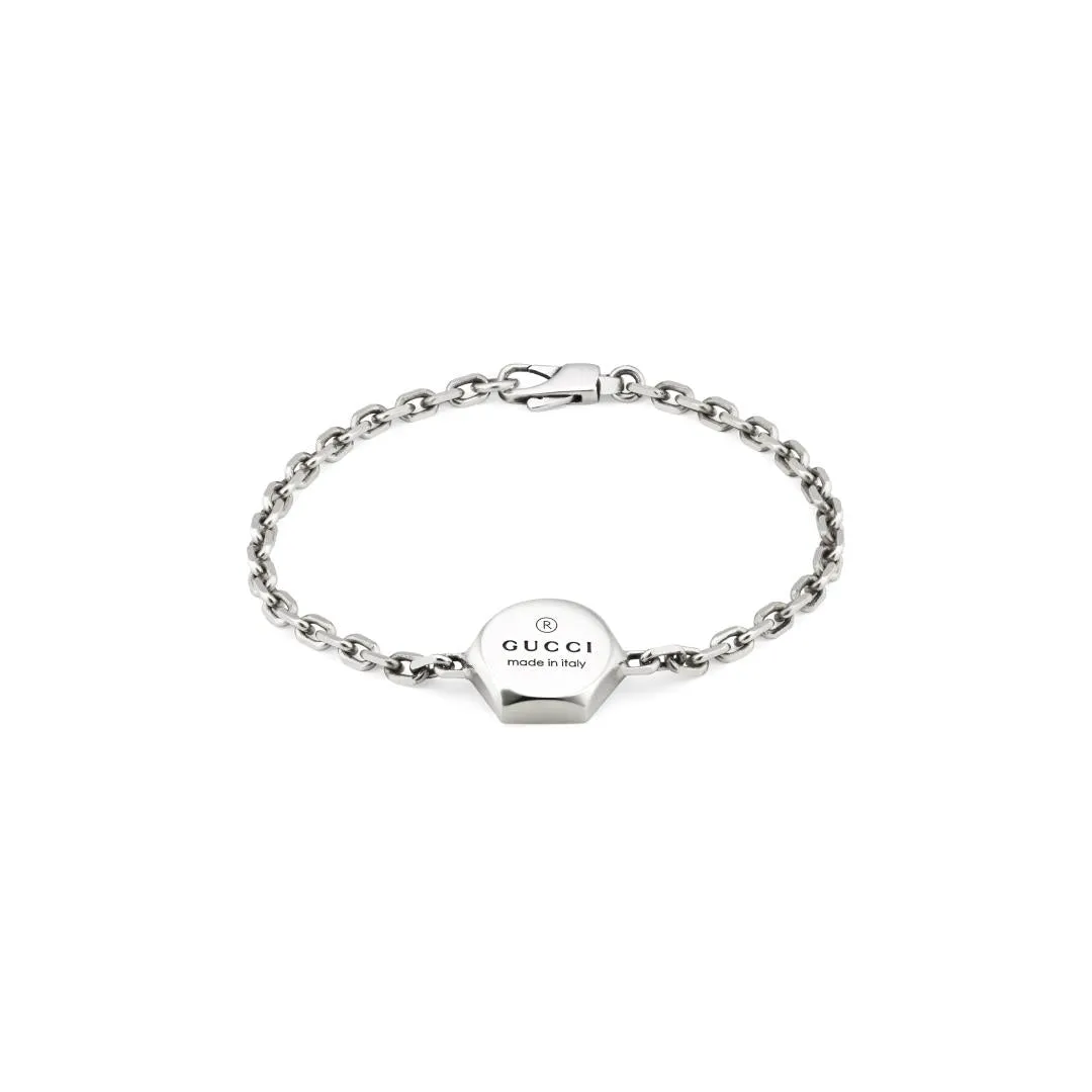 Gucci Trademark Sterling Silver Bracelet sold by C.W. Sellors