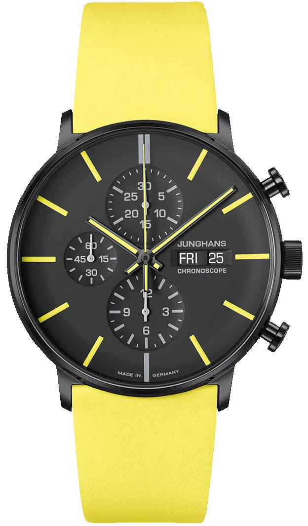 Junghans Form A Chronoscope Watch sold by C.W. Sellors