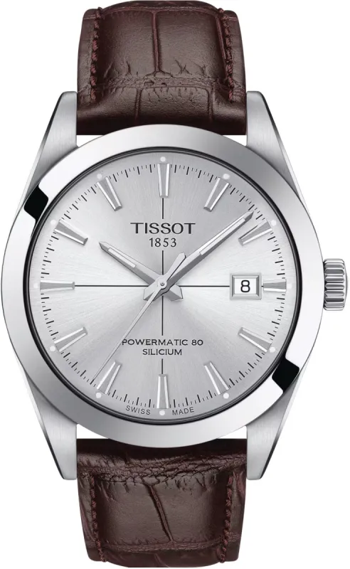 Tissot T-Classic Gentleman Powermatic 80 Silicium Watch sold by C.W. Sellors