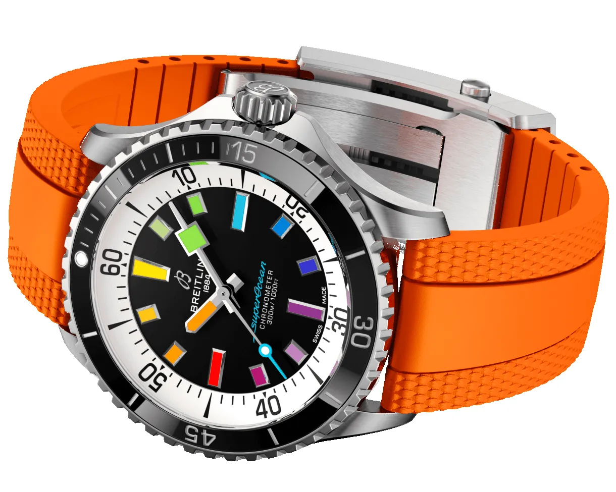 Breitling Superocean Automatic 42 Rainbow Watch sold by C.W. Sellors product image thumbnail 5