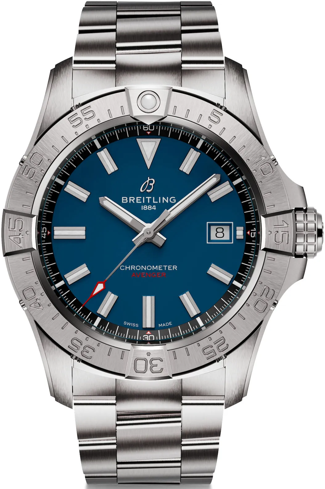 Breitling Avenger Automatic 42 Blue Bracelet Watch sold by C.W. Sellors