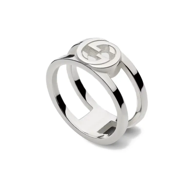 Gucci Interlocking Sterling Silver Ring sold by C.W. Sellors