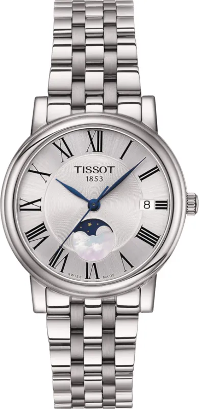 Tissot T-Classic Carson Premium Lady Moonphase Watch sold by C.W. Sellors