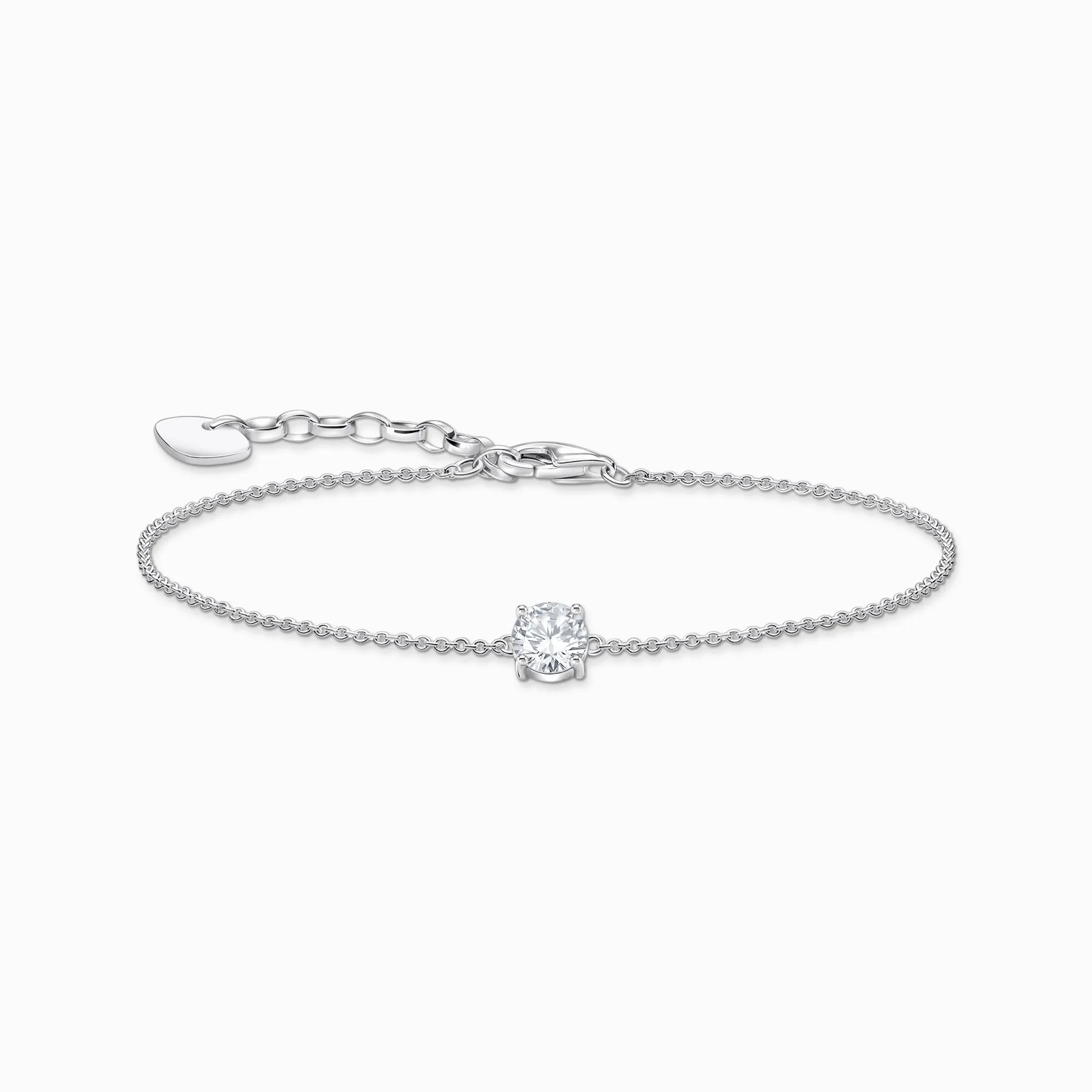 Thomas Sabo Sterling Silver Circle White Zirconia Bracelet sold by C.W. Sellors