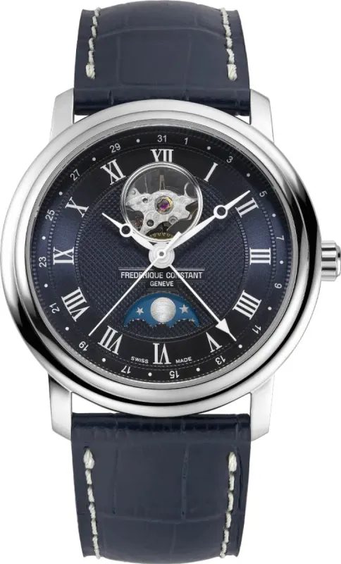 Frederique Constant Classics Heart Beat Moonphase Watch made by Frederique Constant