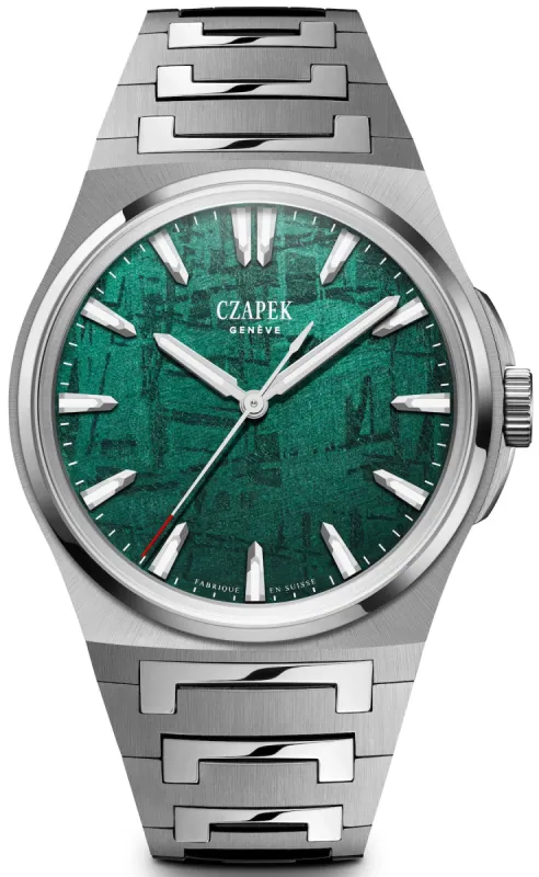 Czapek Antarctique Green Meteor Limited Edition Watch made by C.W. Sellors