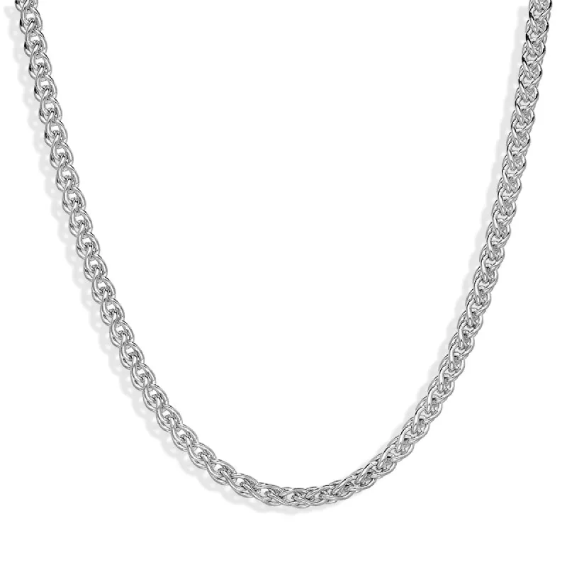 Sterling Silver 22 Inch Large Link Spiga Chain sold by C.W. Sellors