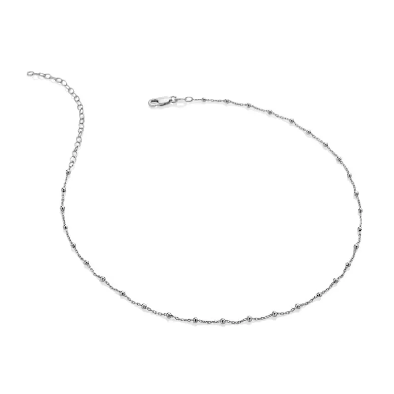 Hot Diamonds Sterling Silver Bead Chain Necklace sold by C.W. Sellors