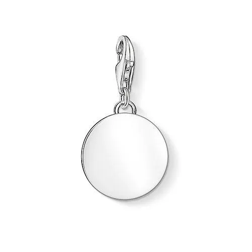 Thomas Sabo Charm Club Sterling Silver Disc Charm sold by C.W. Sellors