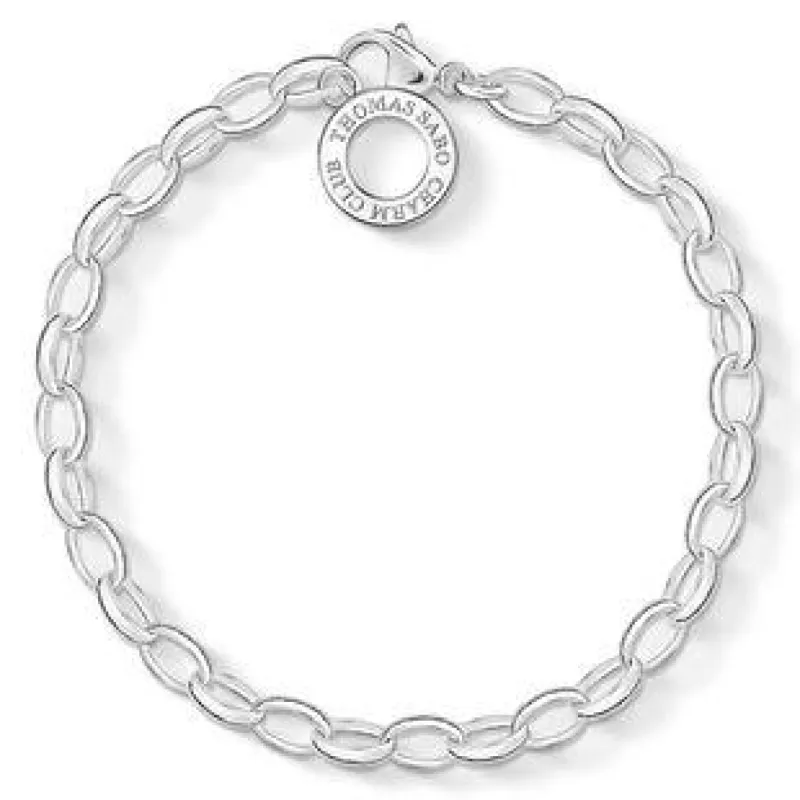 Thomas Sabo Charm Club Sterling Silver Charm Bracelet sold by C.W. Sellors