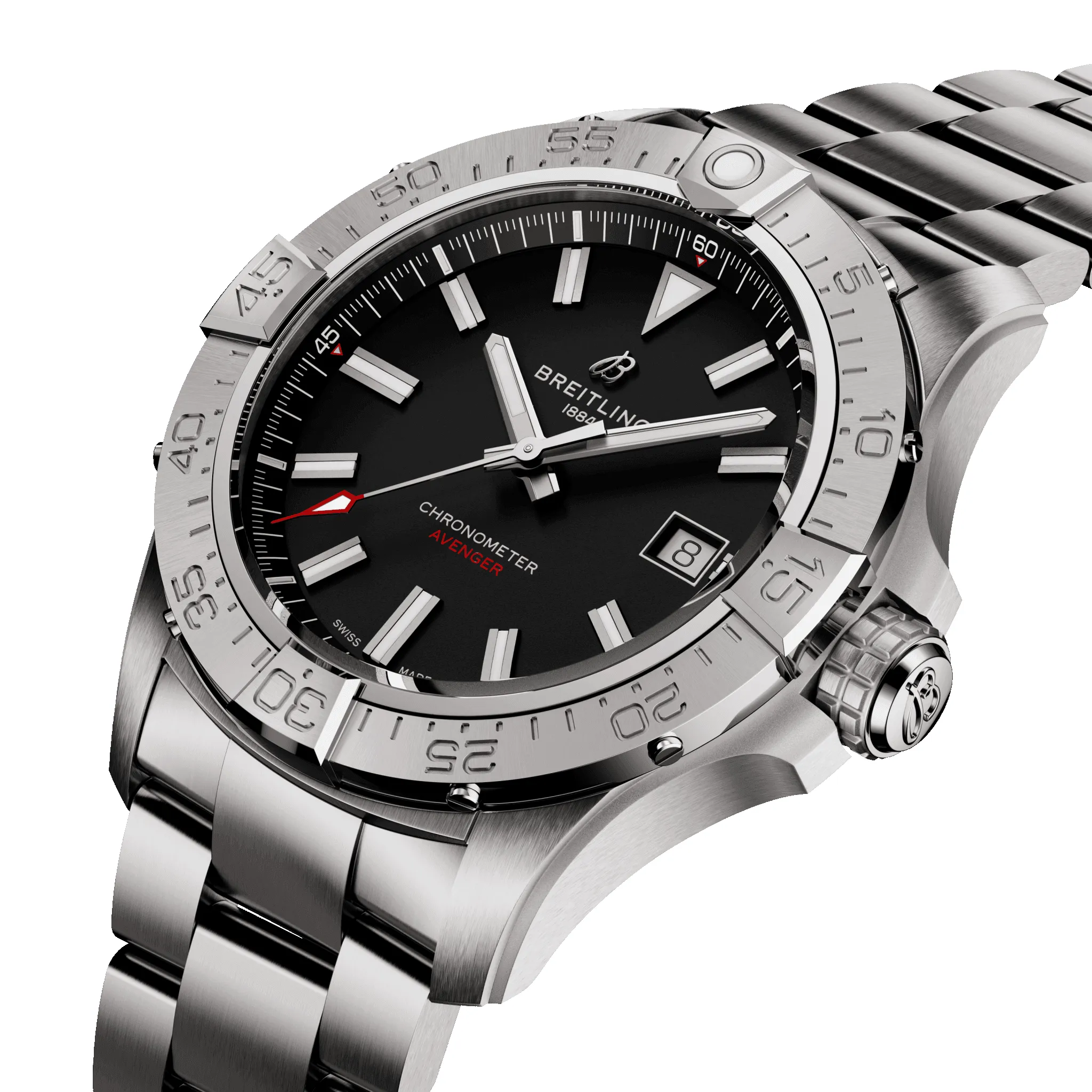 Breitling Avenger Automatic 42 Black Bracelet Watch sold by C.W. Sellors product image thumbnail 2