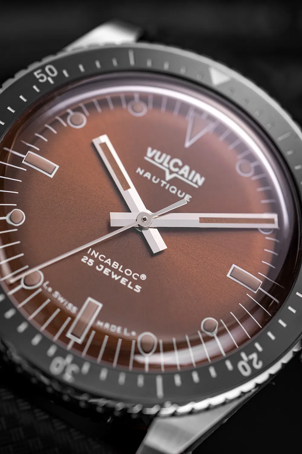 Vulcain Skindiver Nautique Brown Watch sold by C.W. Sellors product image thumbnail 2