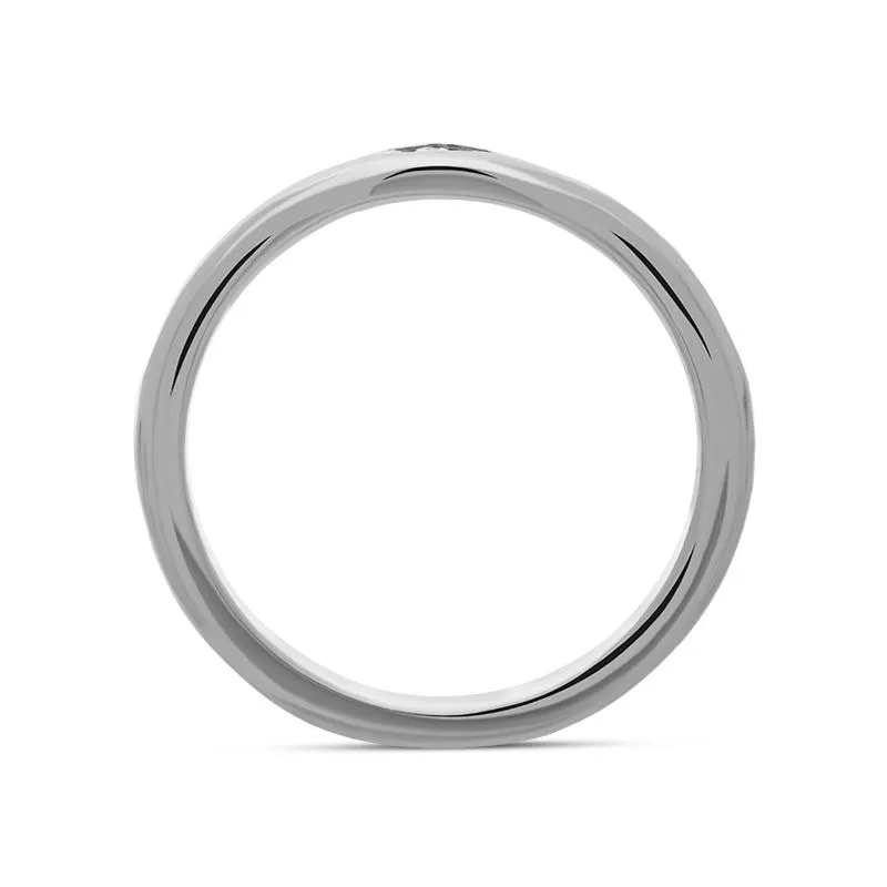 18ct White Gold 0.27ct Diamond Channel Set Wedding Half Eternity Ring D sold by C.W. Sellors product image thumbnail 3