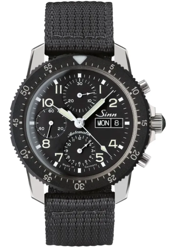 Sinn 103 St Flieger Chronograph Grey Textile Watch sold by C.W. Sellors