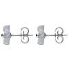 Sterling Silver Blue Chalcedony Tuberose 8mm Desert Rose Stud Earrings sold by C.W. Sellors