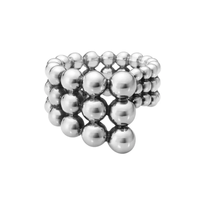 Georg Jensen Moonlight Grapes Sterling Silver Ring sold by C.W. Sellors