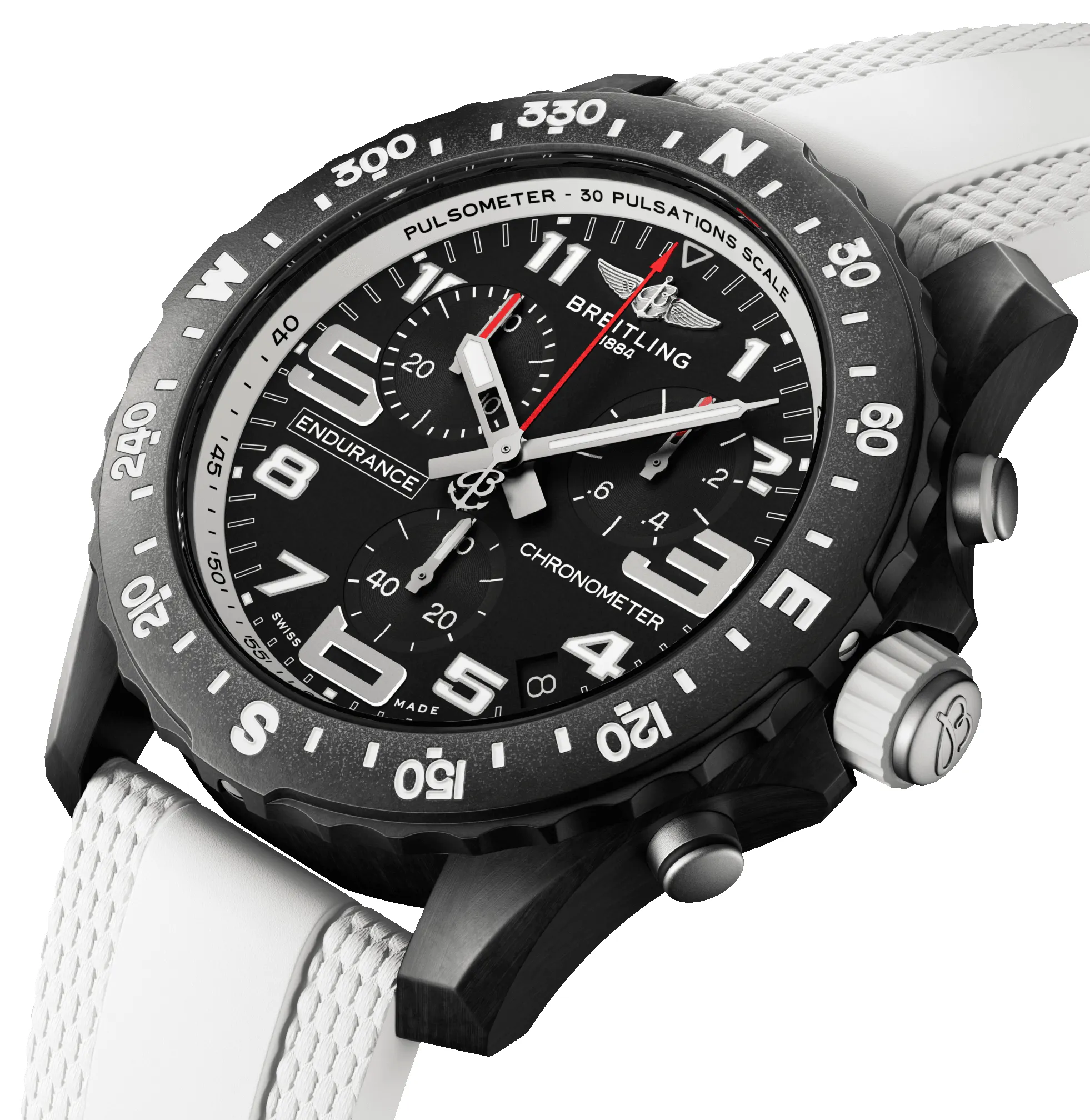 Breitling Endurance Pro 44 White Watch sold by C.W. Sellors product image thumbnail 4