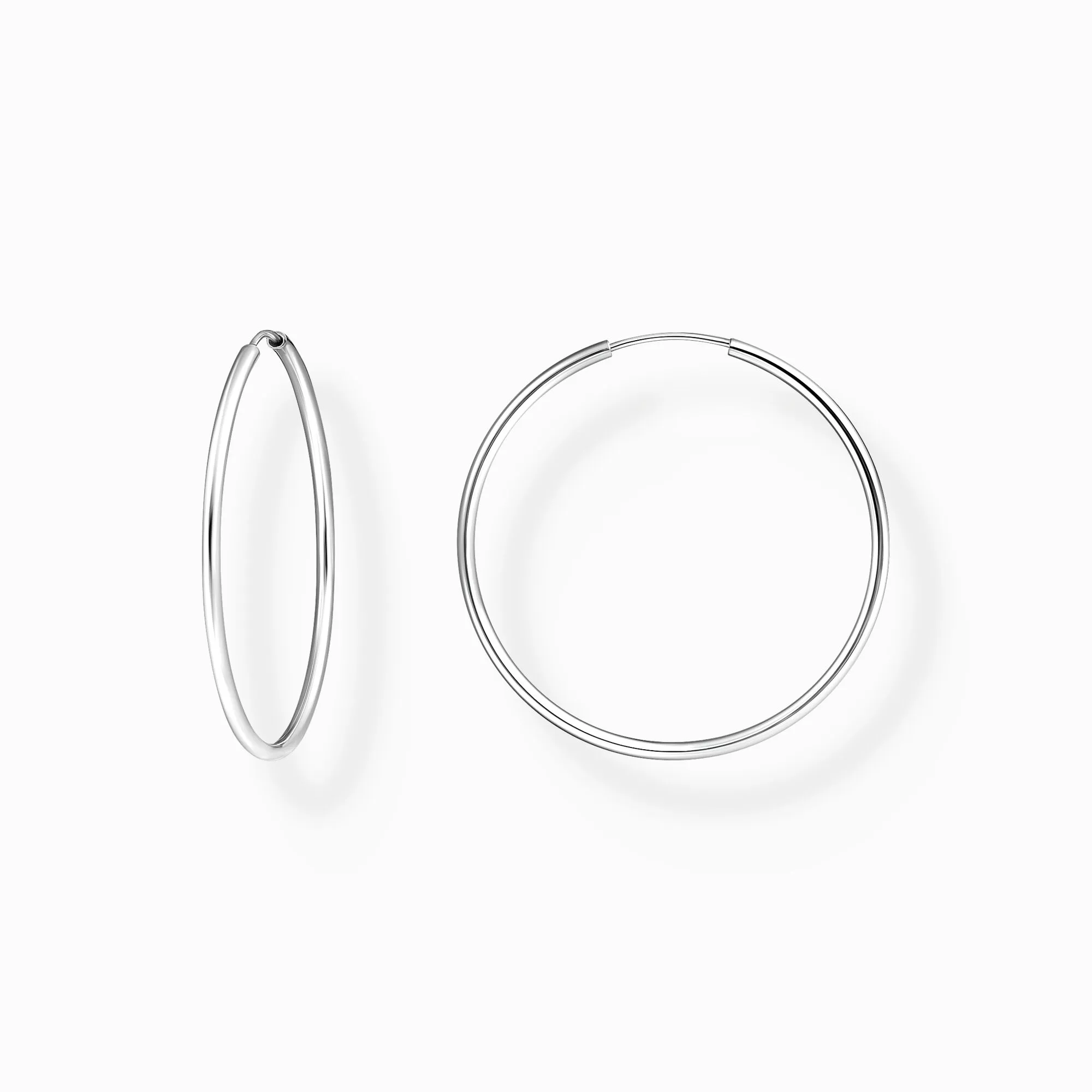 Thomas Sabo Sterling Silver Medium Hoop Earrings sold by C.W. Sellors