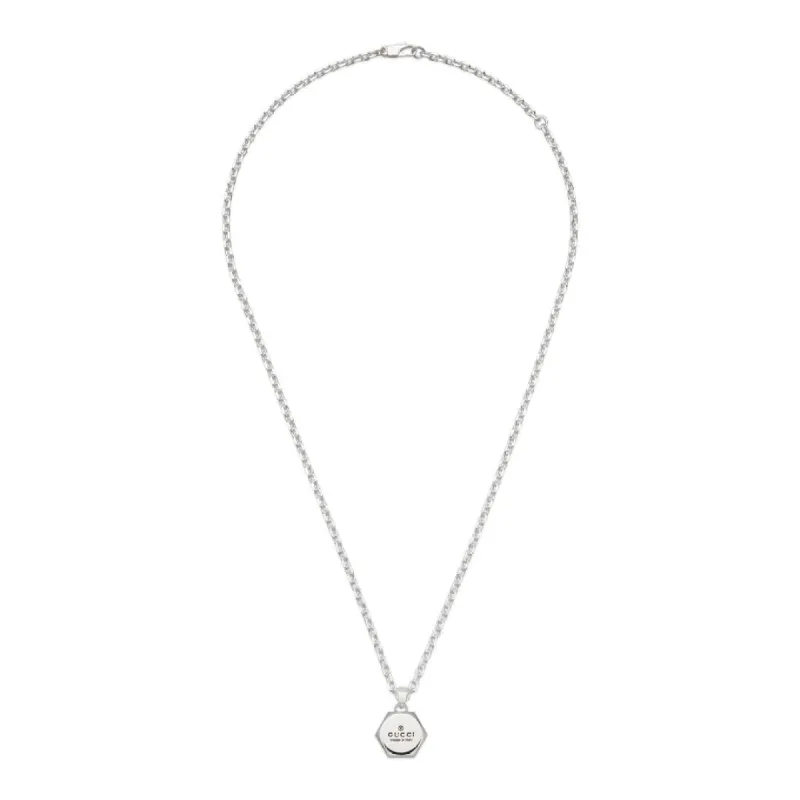 Gucci Trademark Sterling Silver Necklace D sold by C.W. Sellors