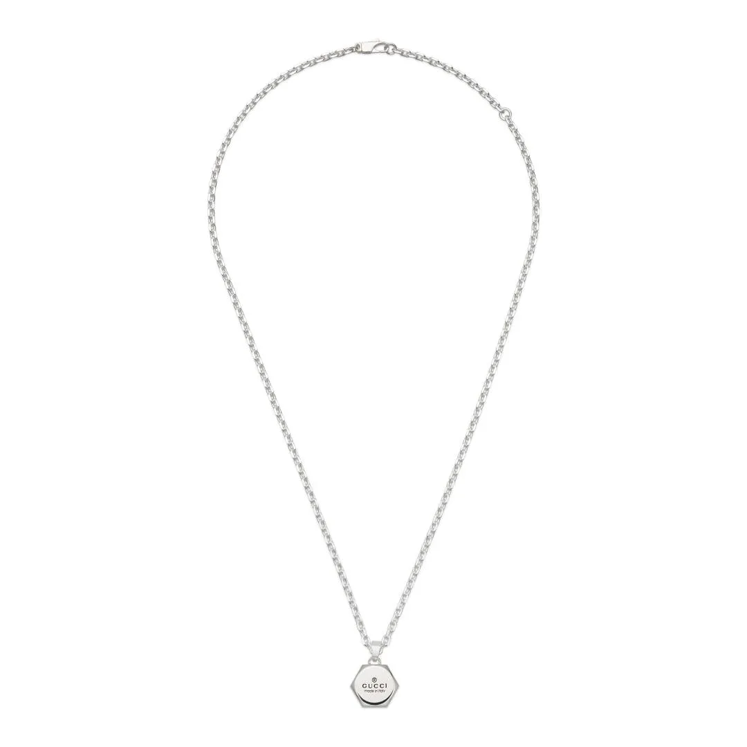 Gucci Trademark Sterling Silver Necklace D sold by C.W. Sellors
