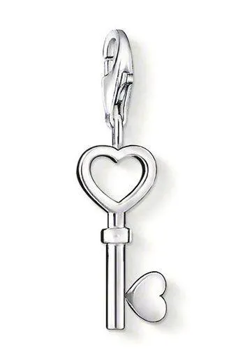 Thomas Sabo Charm Club Sterling Silver Key Charm sold by C.W. Sellors