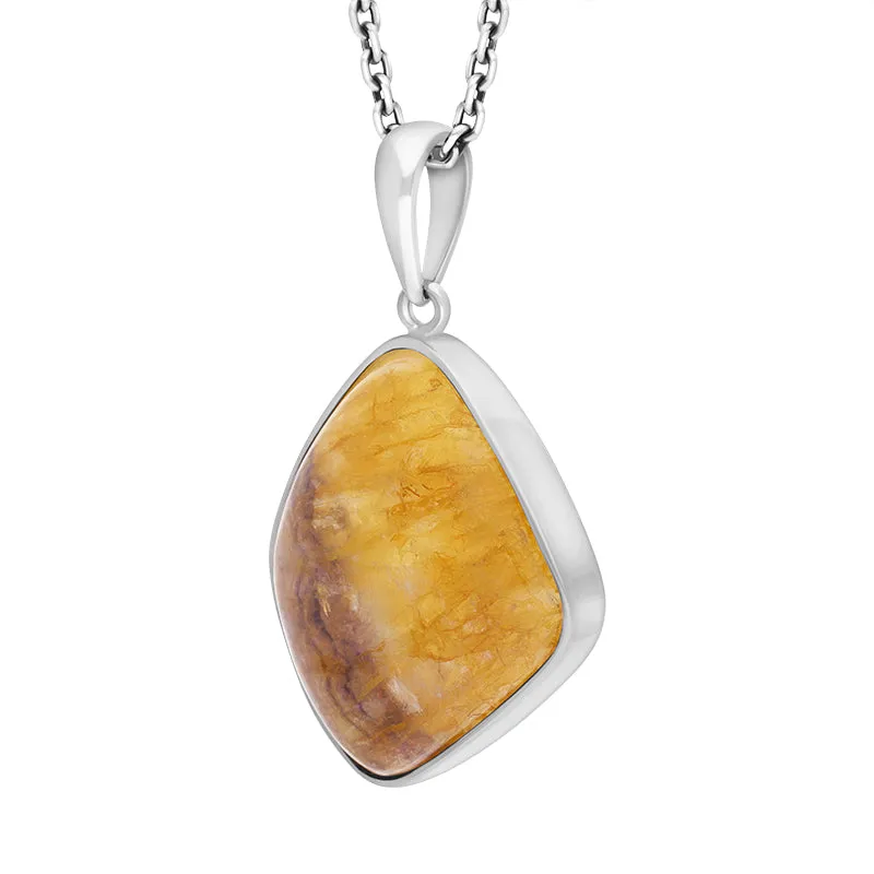 Sterling Silver Blue John Abstract Necklace D sold by C.W. Sellors product image thumbnail 2