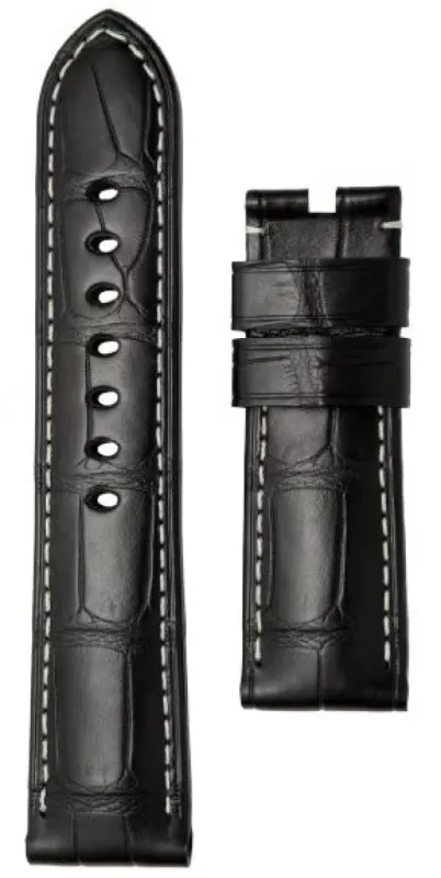 Panerai Strap Aligator Black 24/22mm sold by C.W. Sellors