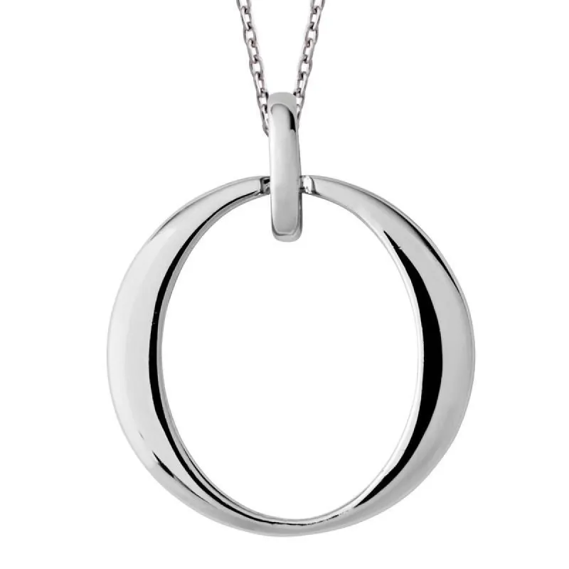 Sterling Silver Open Circle Infinity Necklace D sold by C.W. Sellors